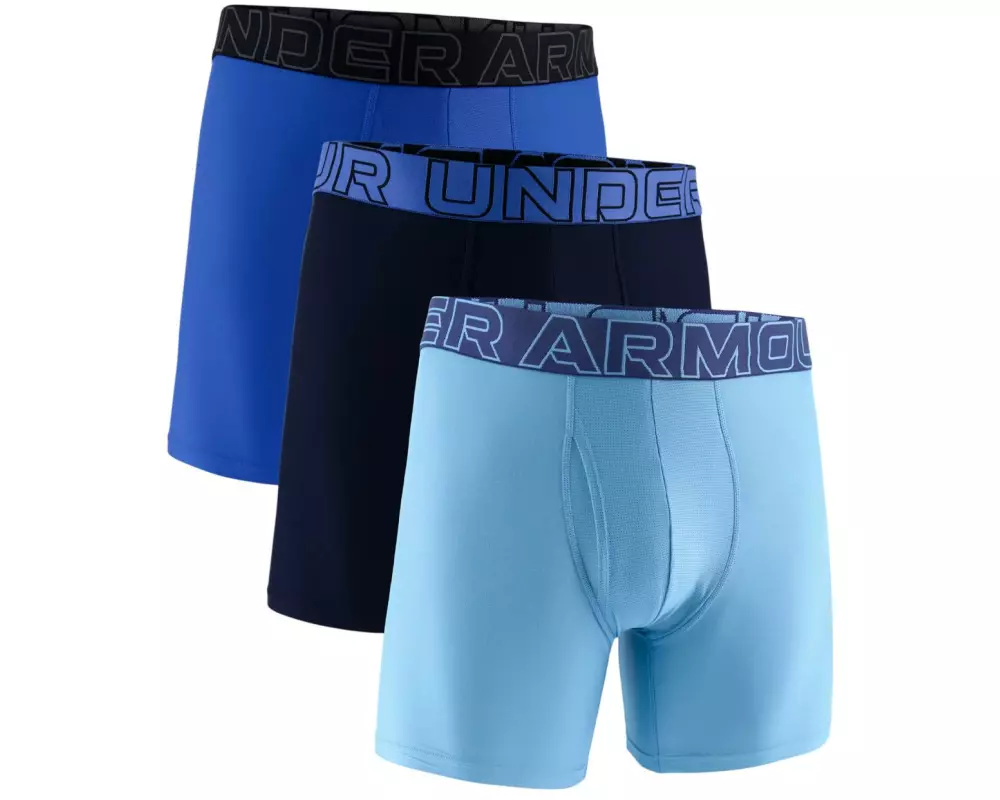 UNDER ARMOUR Boxershorts 3 Pack Blau/Dunkelblau/Türkis, S