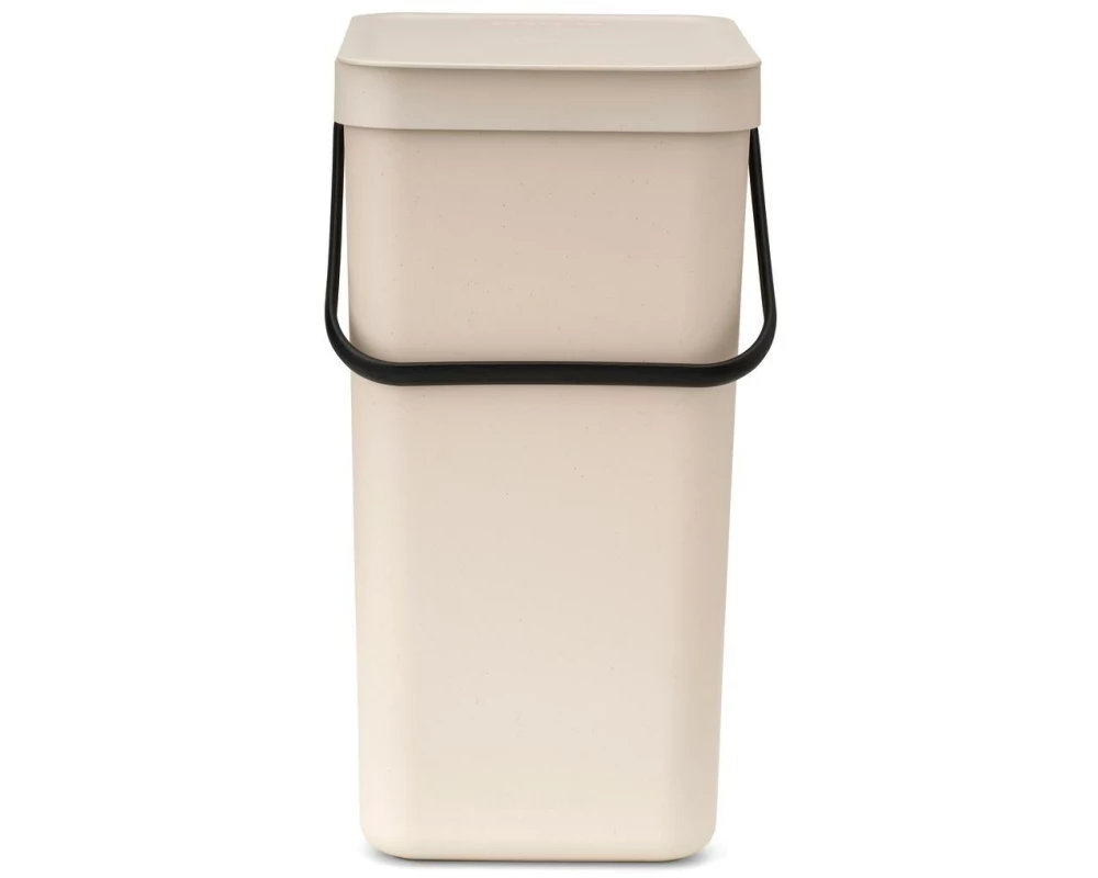 Brabantia Recyclingbehälter Sort & Go 16 l, Beige
