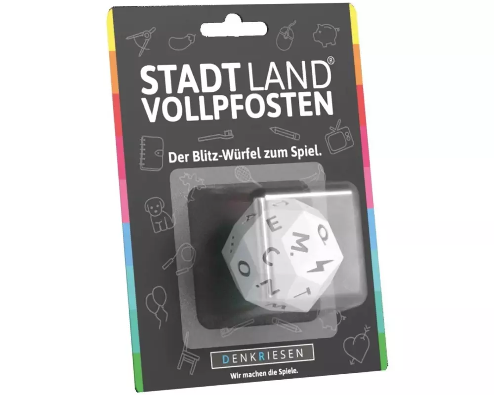 Denkriesen Familienspiel STADT LAND VOLLPFOSTEN Der Blitz-Würfel