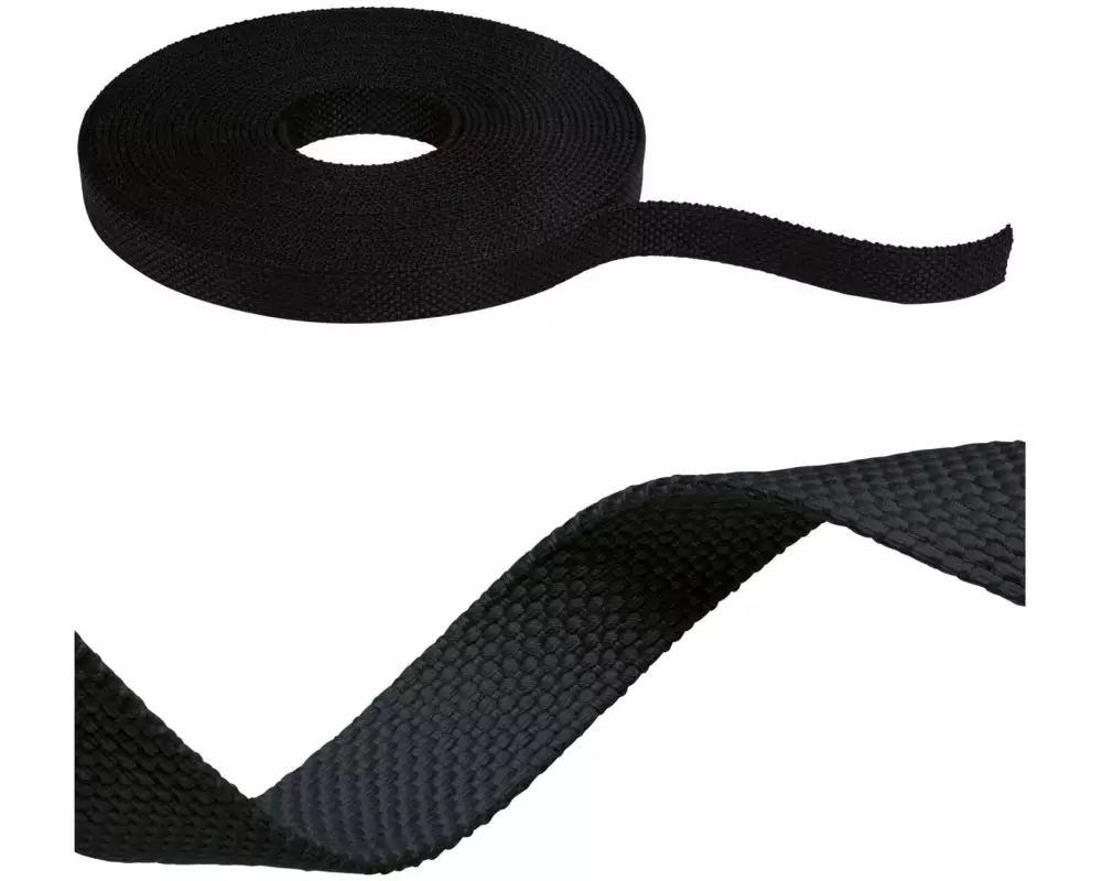 Paulmann ULine Gurt 10 m, Dacron, Schwarz