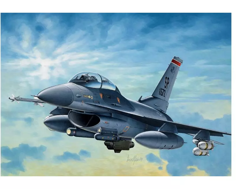 Italeri Bausatz Night Falcon F-16 1:72