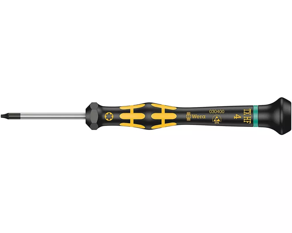 Wera Schraubenzieher 1567 ESD Micro HF TX 4 x 40 mm Torx