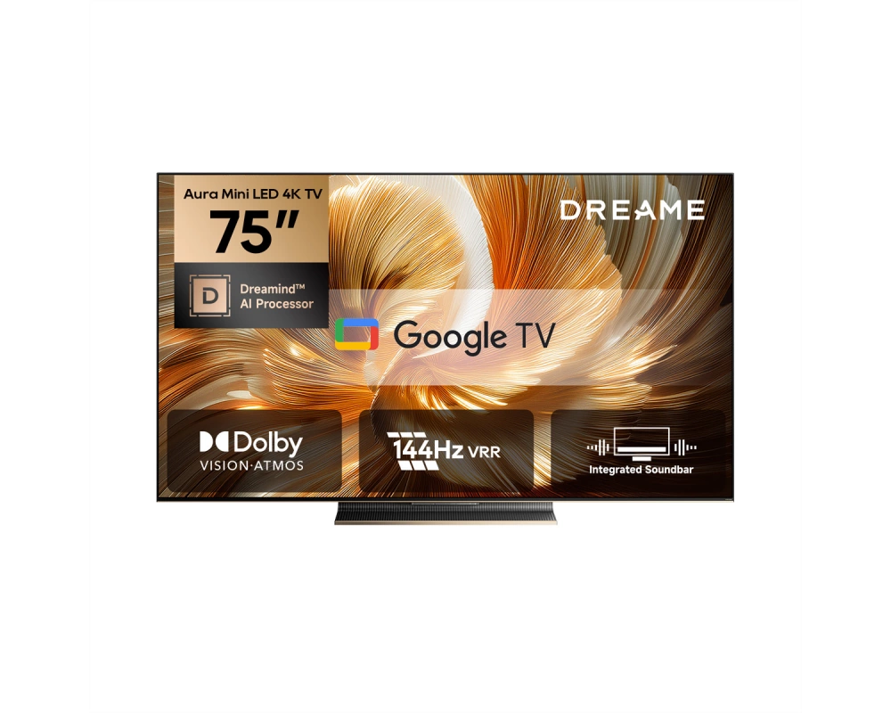 Dreame TV 75", S100, Auro Mini LED-4K , 144Hz, Cosmic Black