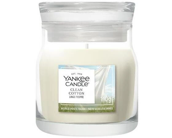 Yankee Candle Signature Duftkerze Clean Cotton Signature Small Jar
