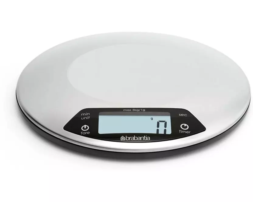 Brabantia Küchenwaage Profile Silber