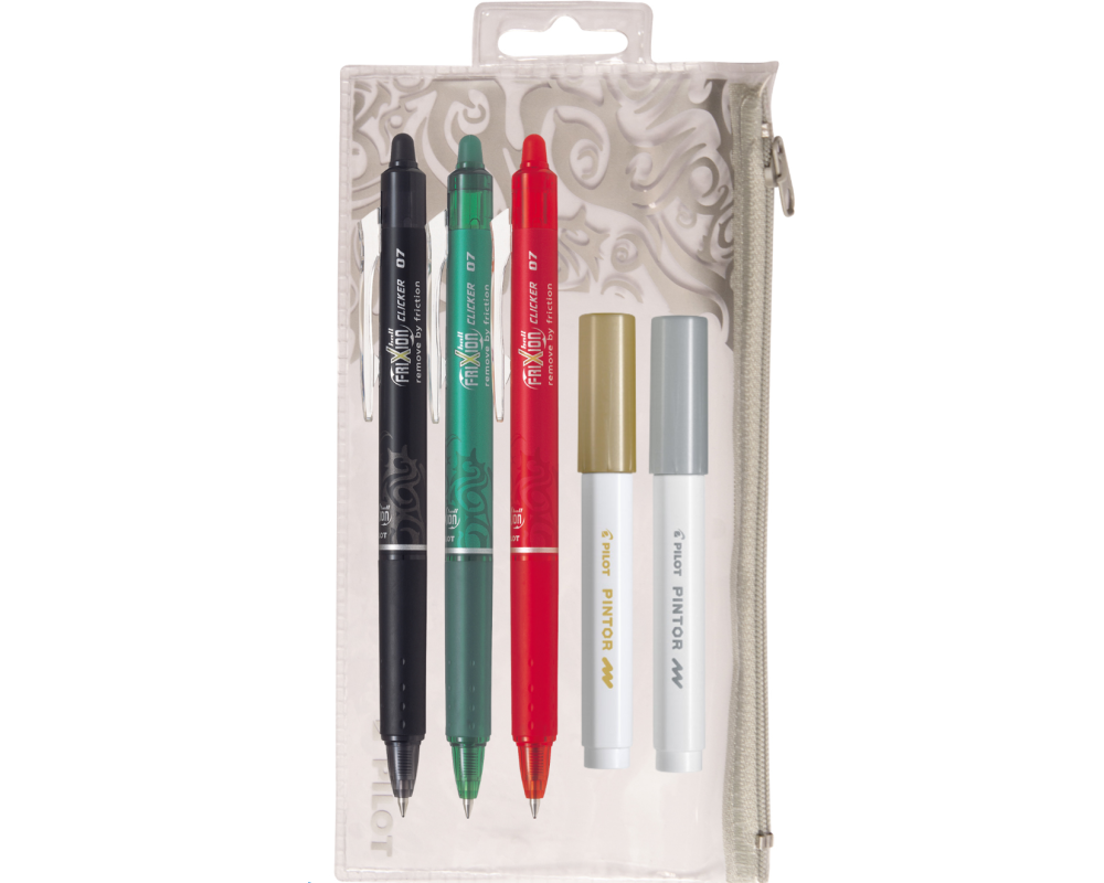 PILOT Penholder X-Mas 199.195.12 Frixion Clicker + Pintor 5 Stk