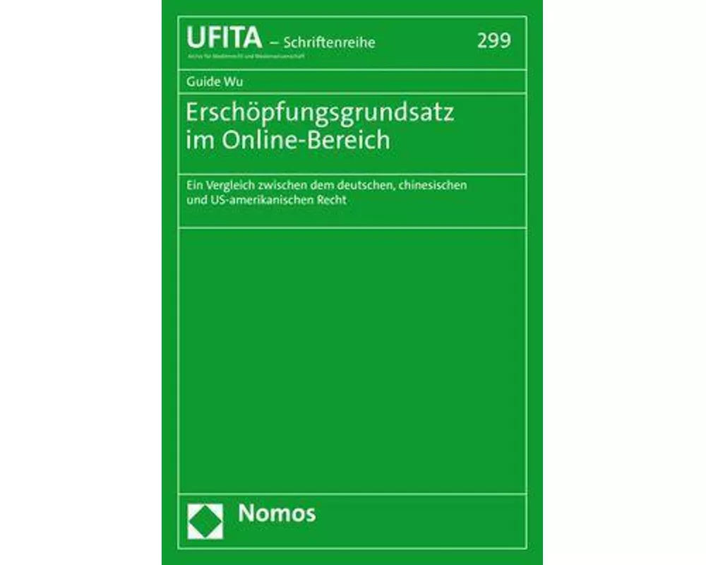 Erschöpfungsgrundsatz im Online-Bereich