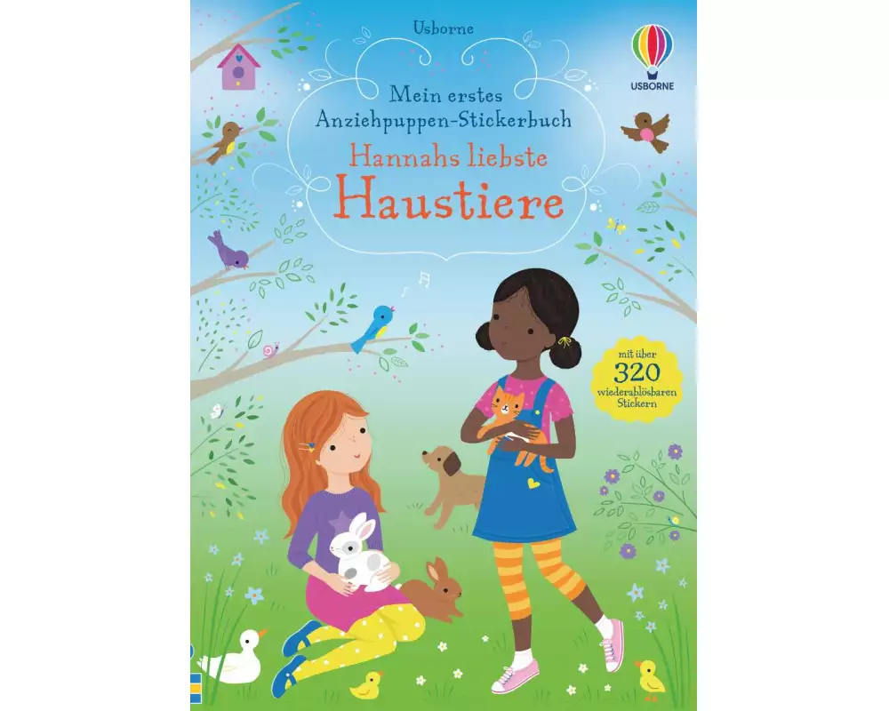 Mein erstes Anziehpuppen-Stickerbuch: Hannahs liebste Haustiere