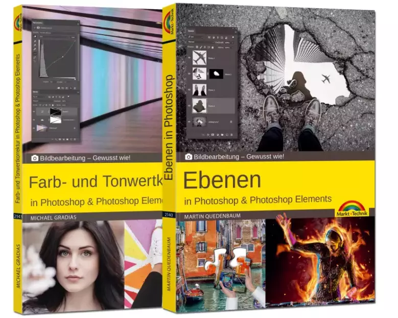 Ebenen und Farb- und Tonwertkorrekturen in Adobe Photoshop CC und Photoshop Elements - Gewusst wie