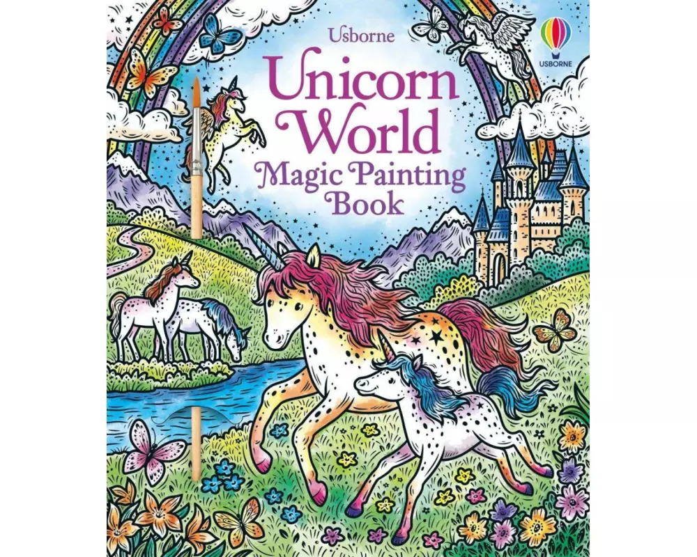 Unicorn World Magic Painting Book