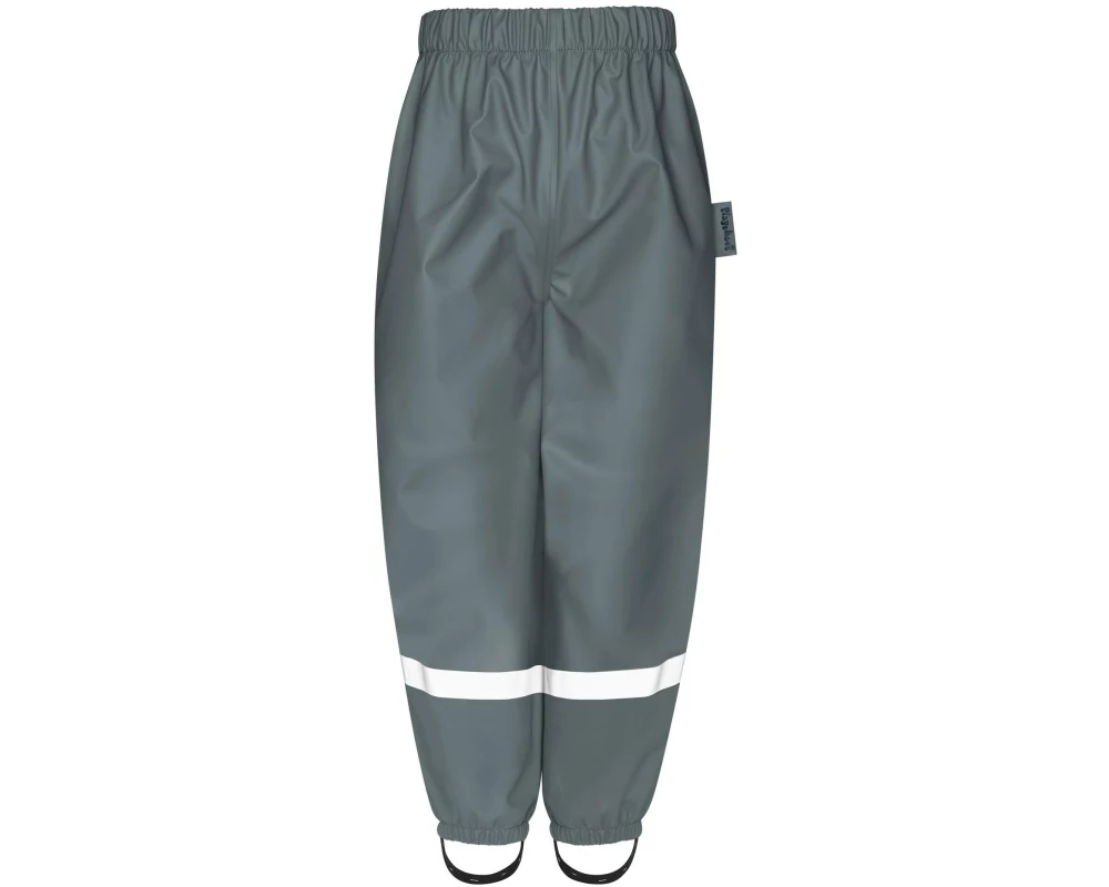 Playshoes Fleece-Regenhose Gr. 128, Dunkelgrau
