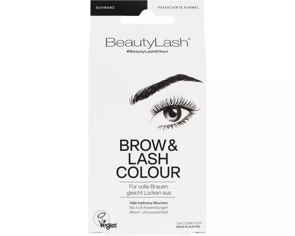 BeautyLash Augenbrauenfarbe Brow & Lash Colour Schwarz 2 x 3.5 ml