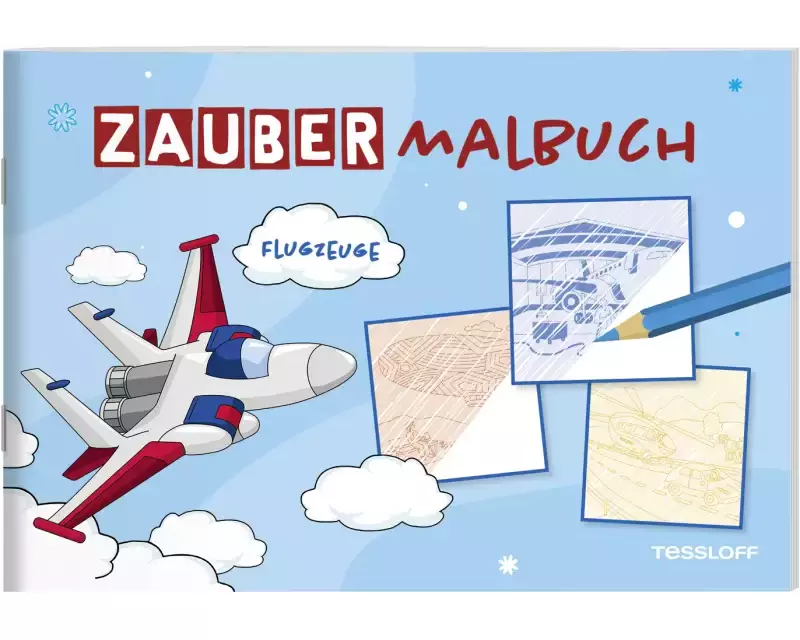 Zaubermalbuch. Flugzeuge