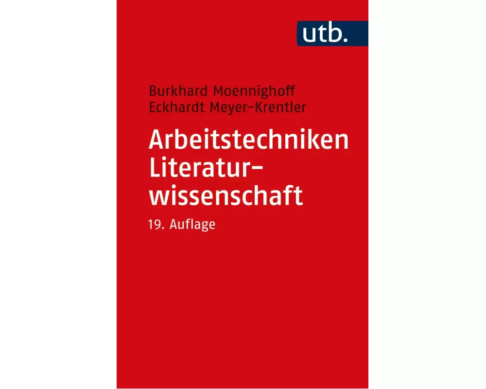 Arbeitstechniken Literaturwissenschaft