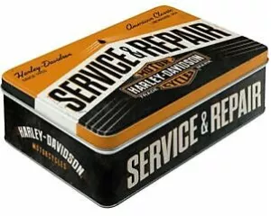 Vorratsdose Flach. Harley-Davidson / Service & Repair