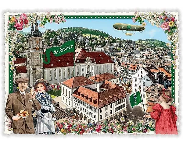 Postkarte / St. Gallen