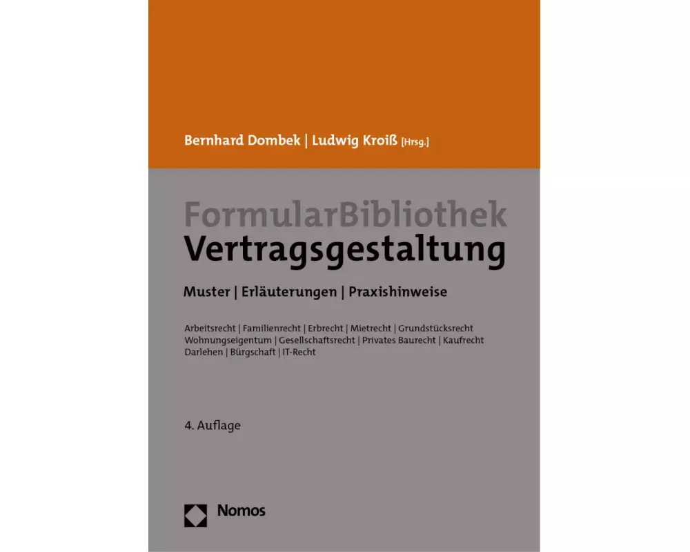 FormularBibliothek Vertragsgestaltung
