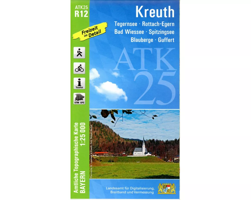 ATK25-R12 Kreuth (Amtliche Topographische Karte 1:25000)