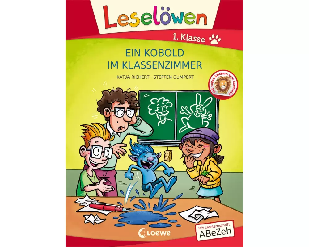 Leselöwen 1. Klasse - Ein Kobold im Klassenzimmer (Großbuchstabenausgabe)