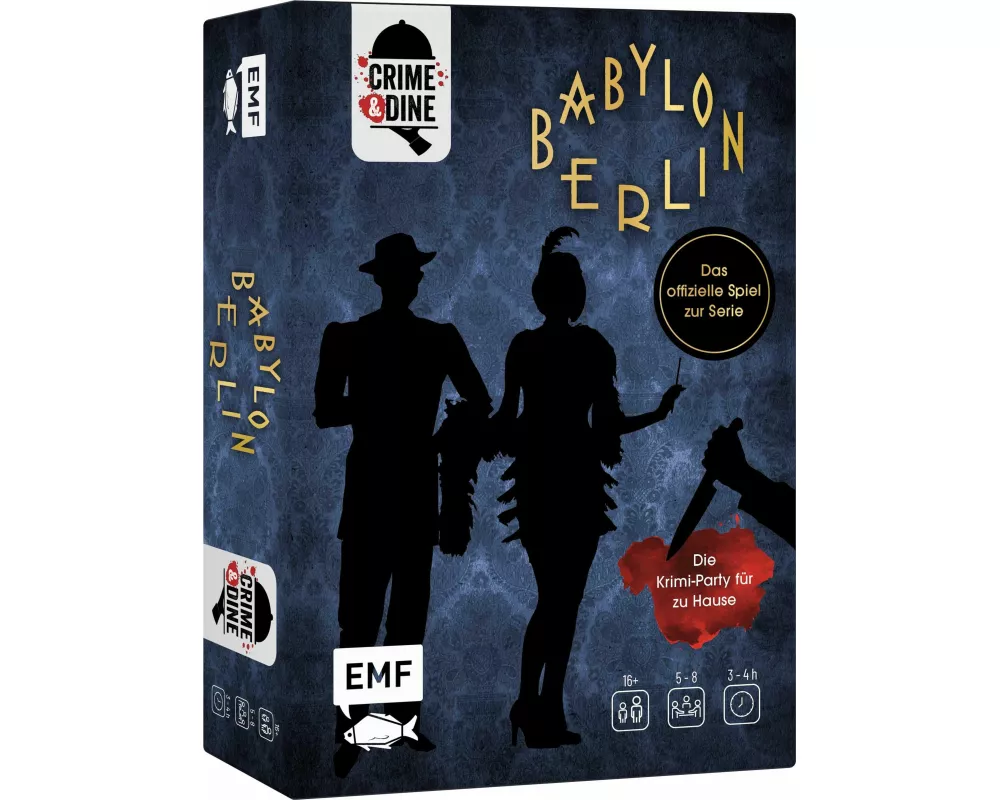 Crime & Dine – Das Krimi-Dinner-Set: Babylon Berlin – Das offizielle Spiel zur Serie!