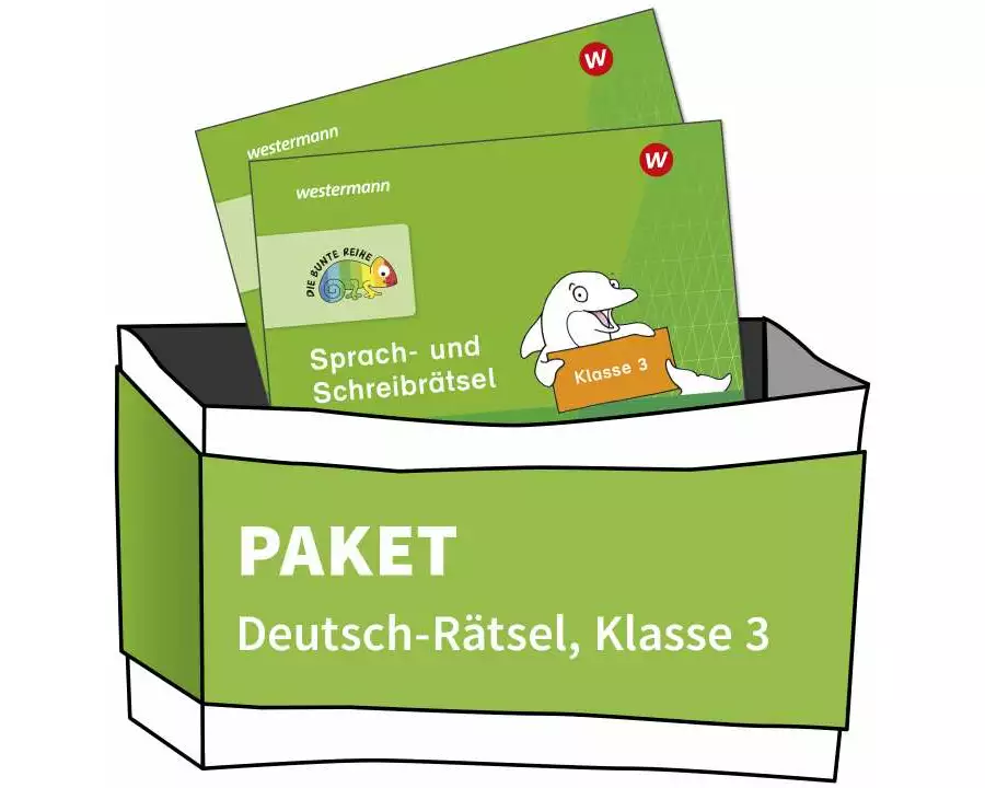 DIE BUNTE REIHE - Deutsch. Paket Rätsel 3 (2 Hefte)