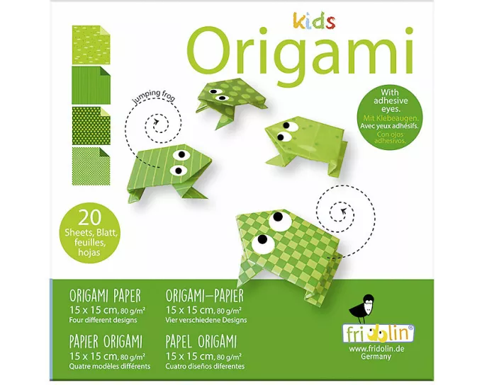 Origamipapier. Kids - Frosch