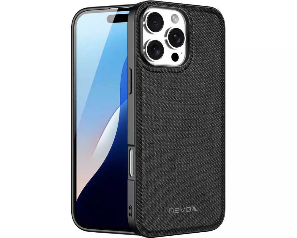 Nevox Back Cover StyleShell Nylo iPhone 16 Pro Schwarz