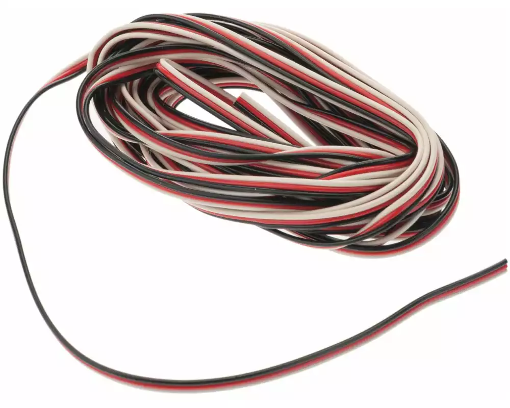 Muldental Servokabel Futaba 0,25 mm² 5 m ohne Stecker/Buchse