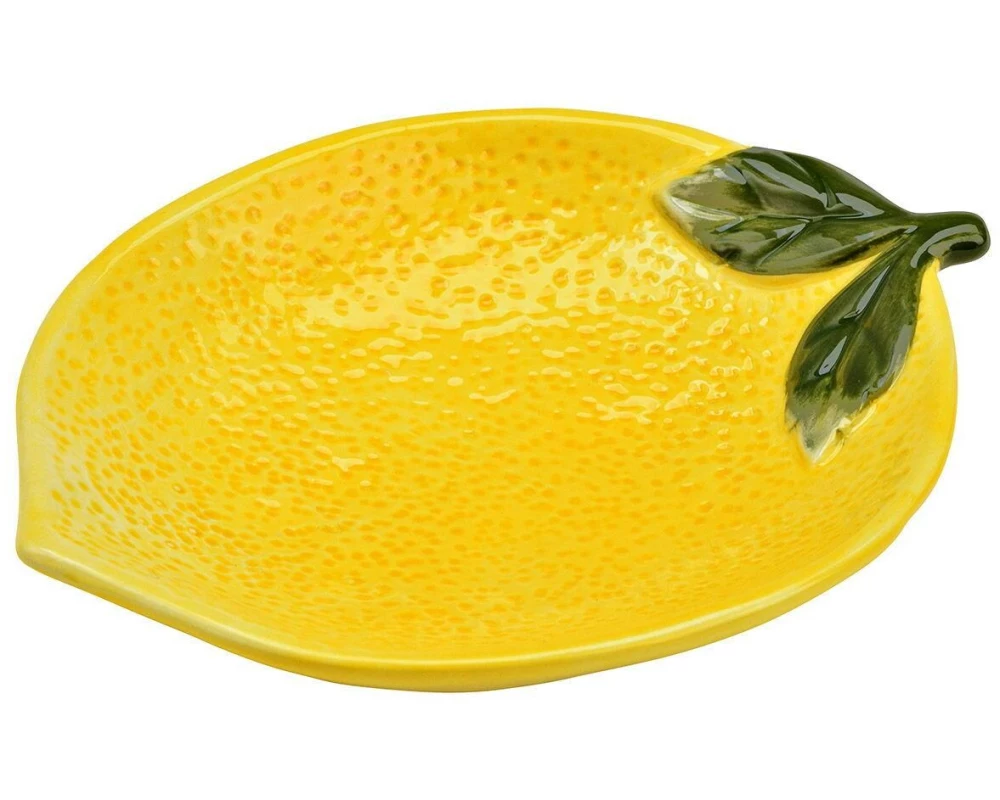 G. Wurm Schale Zitrone 16 cm, 1 Stück, Gelb