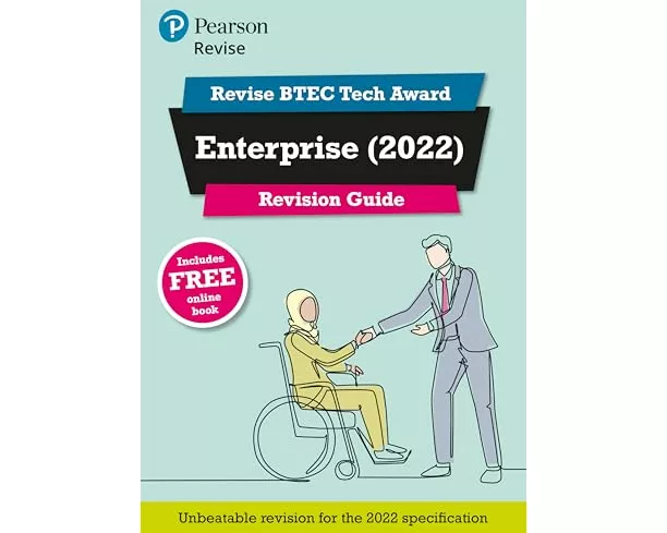 Pearson REVISE BTEC 2022 Tech Award Enterprise Revision Guide inc online edition - for 2026, 2027 exams