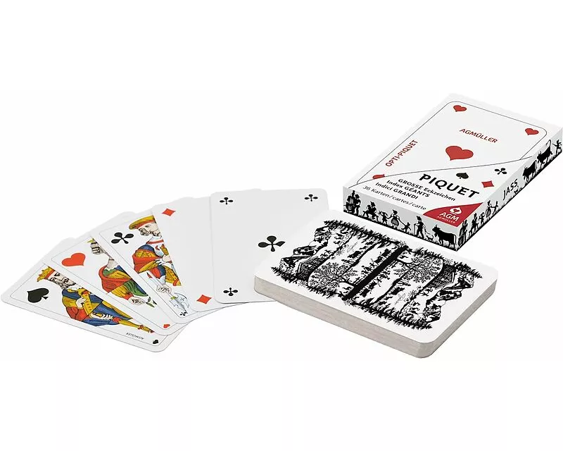 Scherenschnitt Piquet Opti in Kartonfaltetui