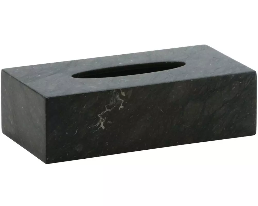 Aquanova Kosmetiktuchbox Hammam Grau, Steingut