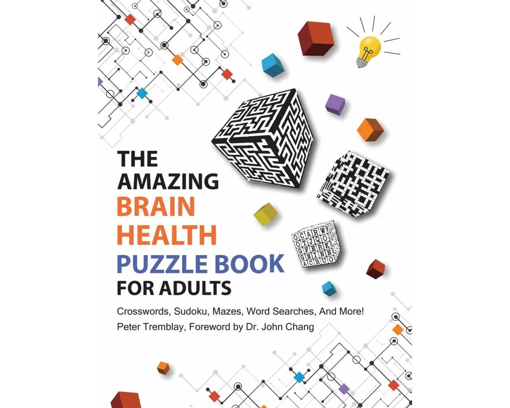 The Amazing Brain Health Puzzle Book for Adults