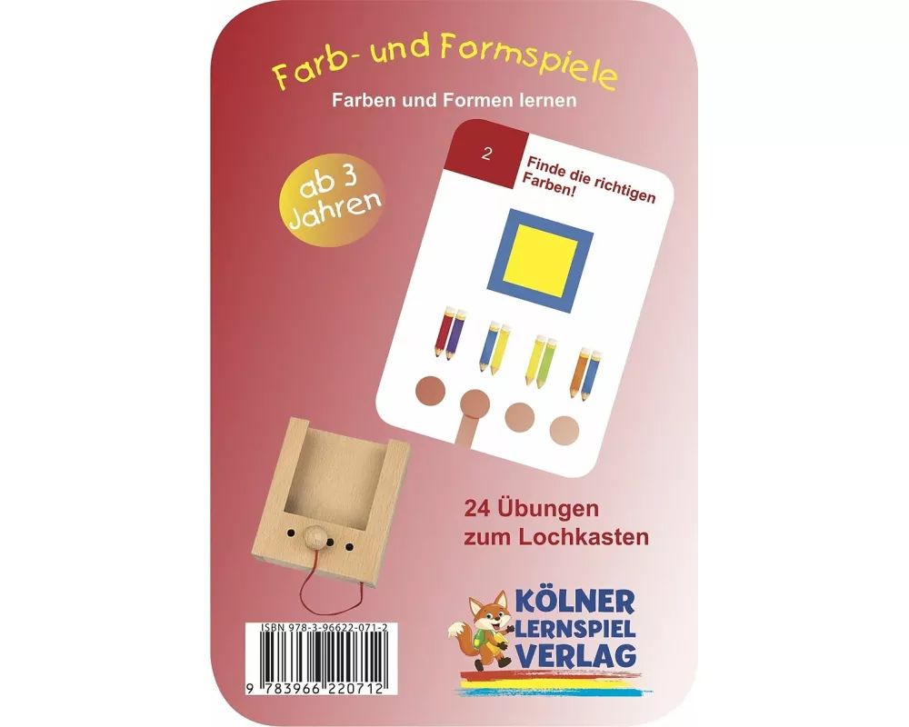 Lochkasten. Farb- und Formenspiele 3+
