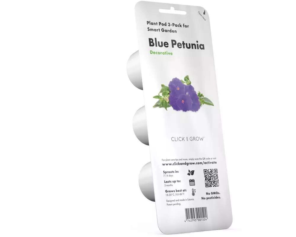 Click and Grow Saatgut Blaue Petunie 3er-Pack