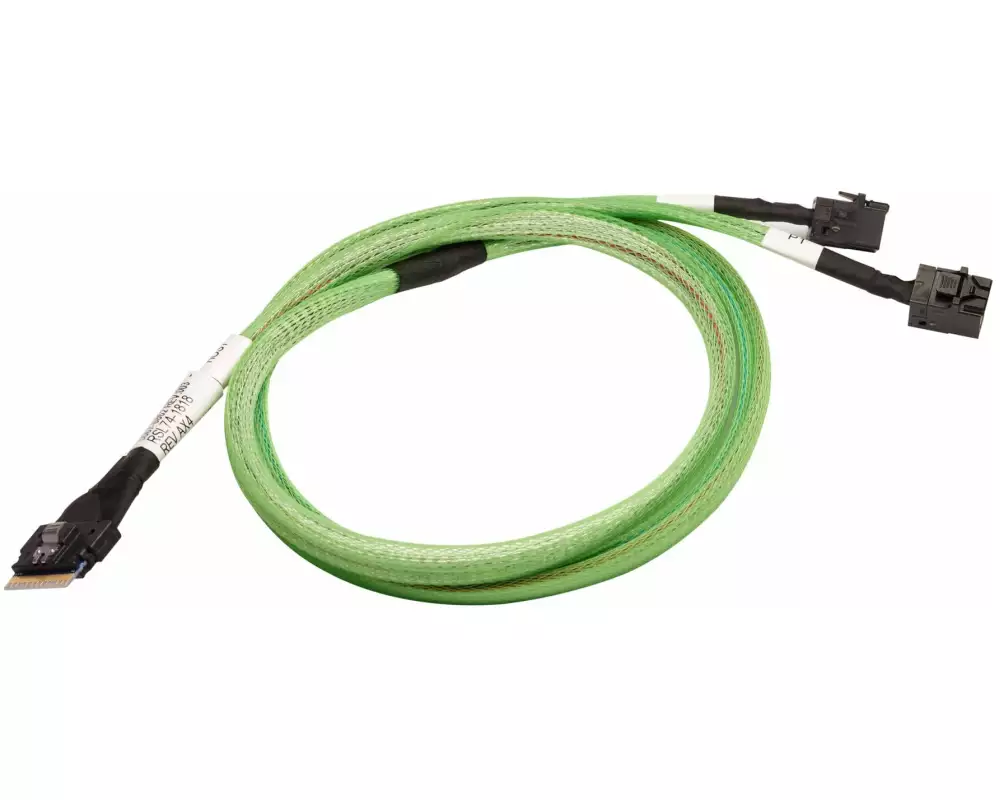 Broadcom Slim-SAS-Kabel SFF-8654 - 2x SFF-8643, 100 cm