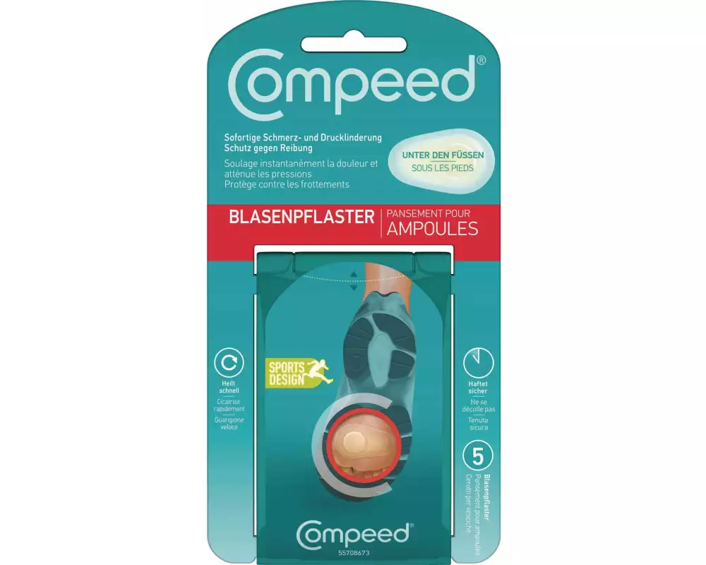 Compeed Blasenpflaster Unter den Füssen 5 Stück