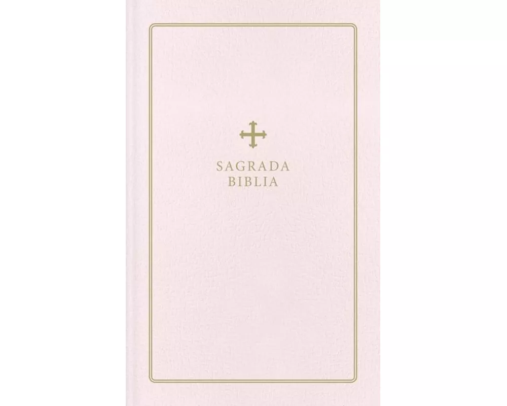 Biblia Católica, Regalos y Ceremonias, Piel reciclada, Rosado, Comfort Print