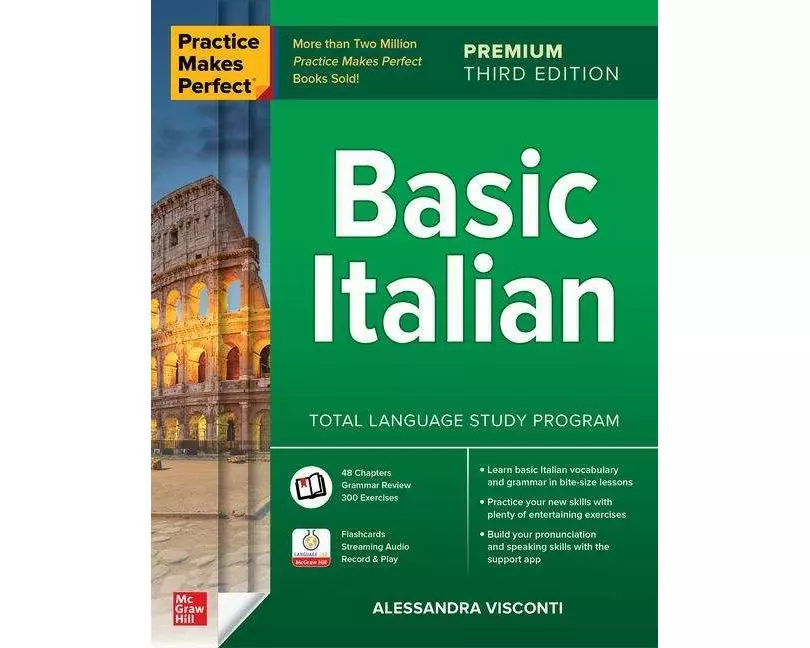 Practice Makes Perfect: Basic Italian, Premium Third Edition