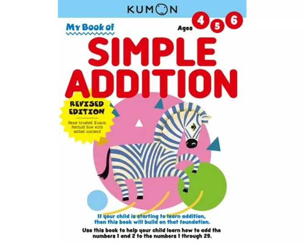 Kumon My Book of Simple Addition
