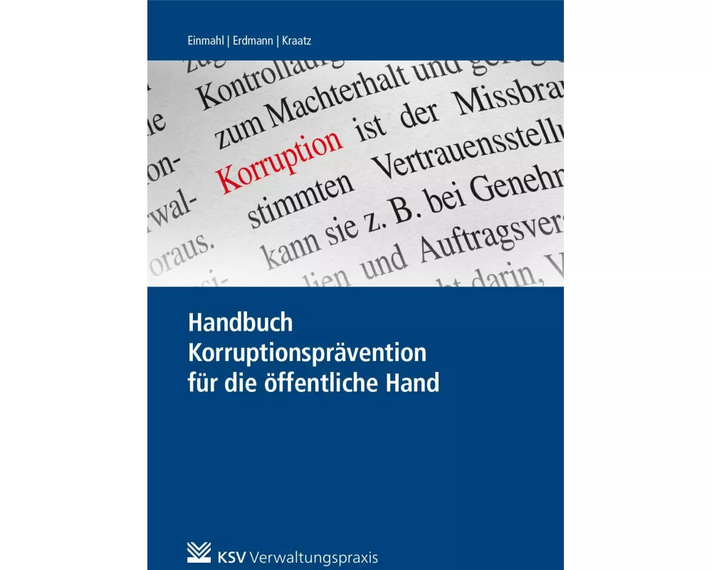 Handbuch Korruptionsprävention für die öffentliche Hand