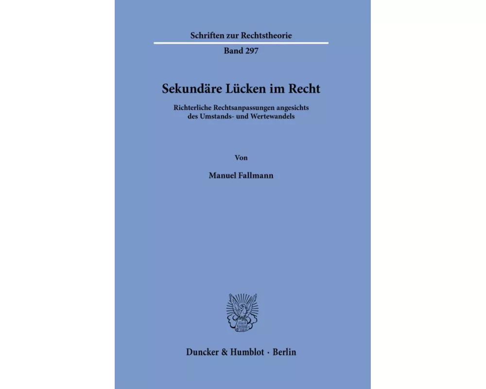 Sekundäre Lücken im Recht