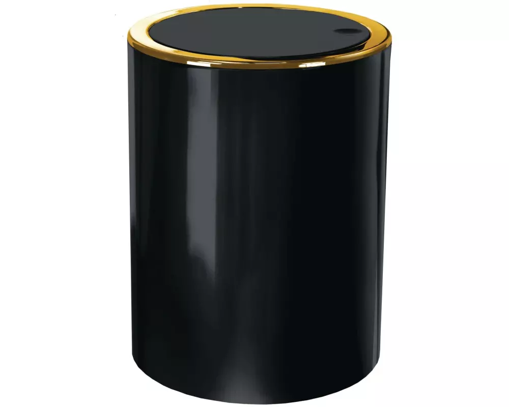 Kleine Wolke Swingeimer Clap 5 l, Gold/Schwarz