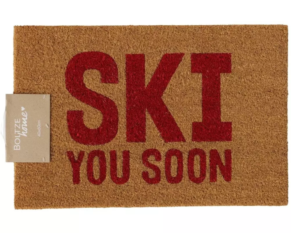 Boltze Fussmatte Skiing 60 x 40 cm