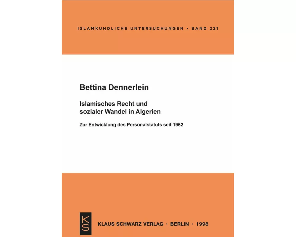 Islamisches Recht und sozialer Wandel in Algerien