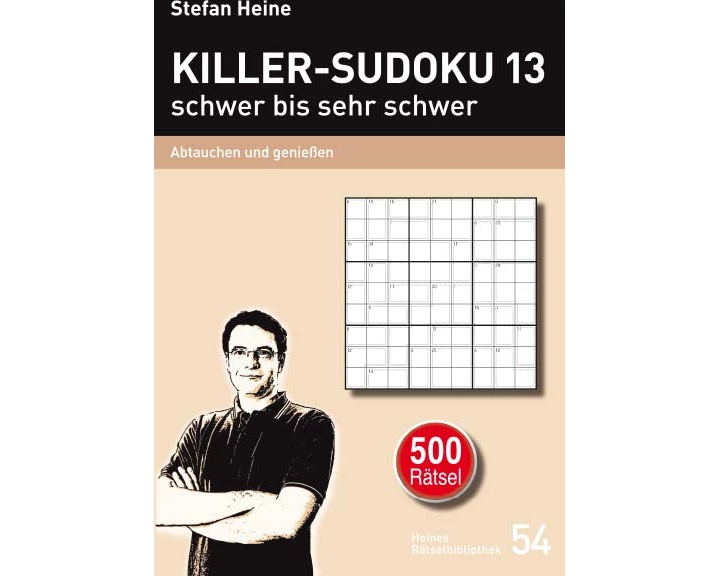 Killer-Sudoku 13 - schwer bis sehr schwer