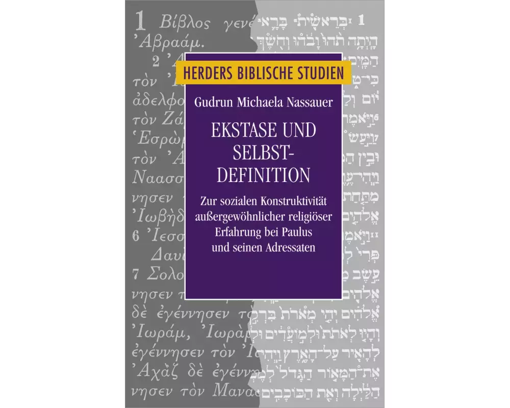 Ekstase und Selbstdefinition