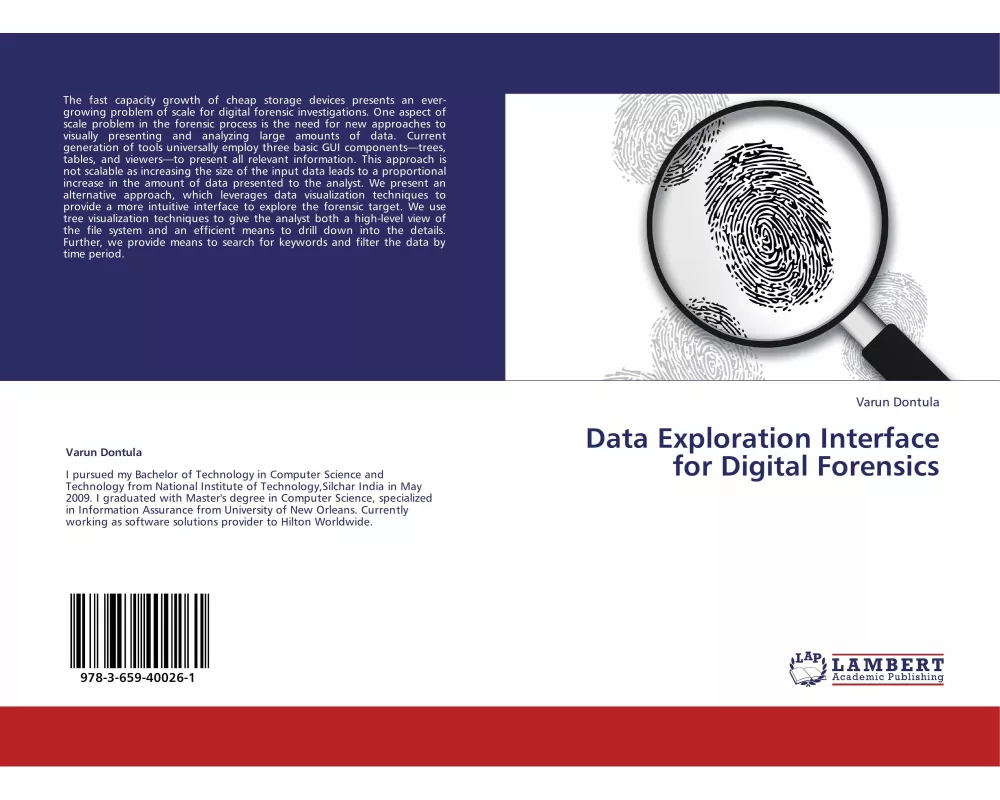 Data Exploration Interface for Digital Forensics