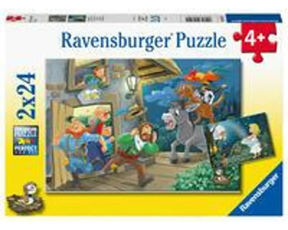 Kinderpuzzle 2x24 Teile - Märchenstunde