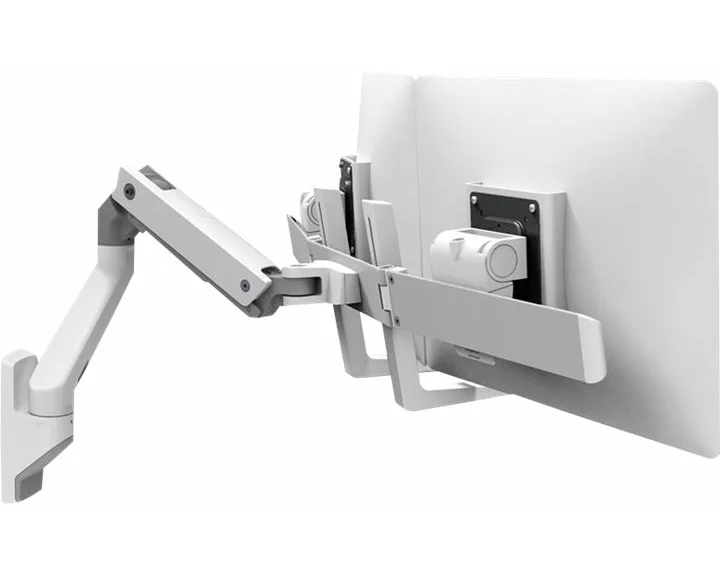 ERGOTRON wall mount, HX dual monitor, adjustable 29,2cm, 32inc, 2-7,9kg, lift, pan, tilt, rotate